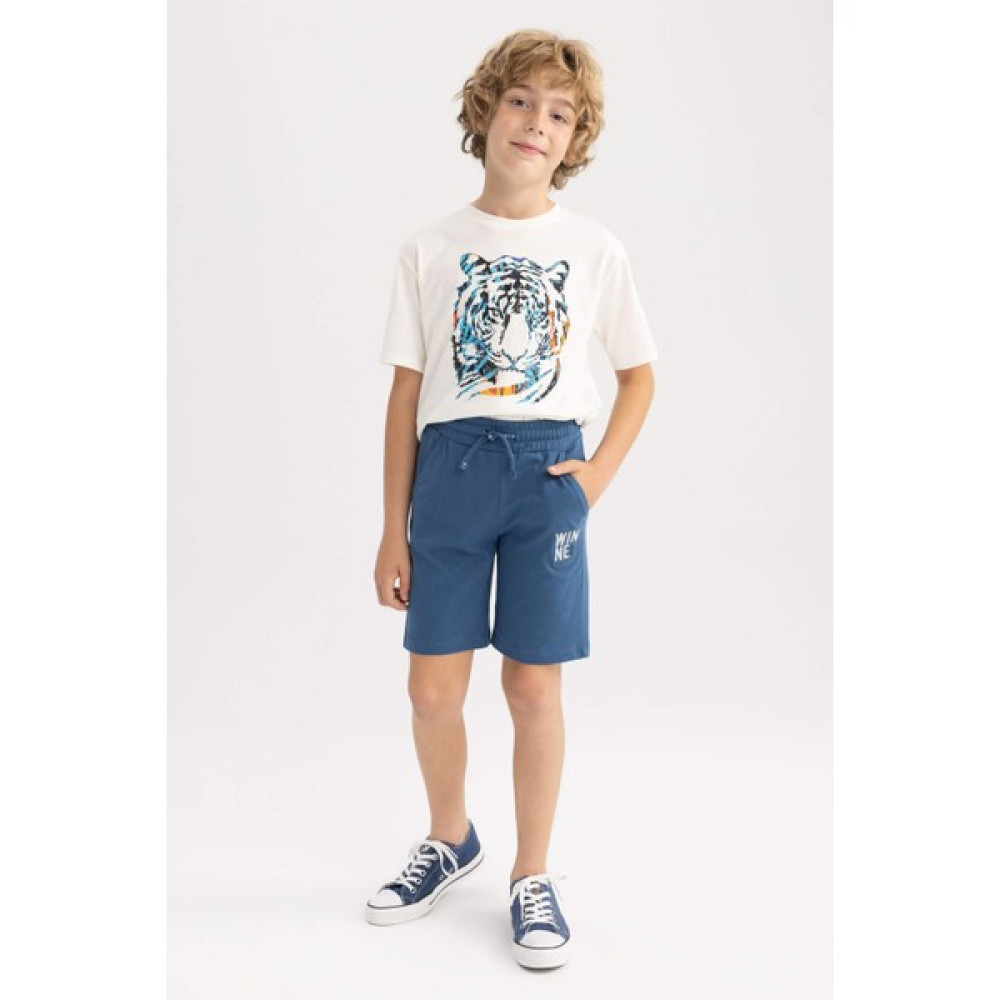 DeFacto Erkek Çocuk Regular Fit Penye Şort Z5754A623SM Erkek Çocuk Capri / Kapri Fiyatı