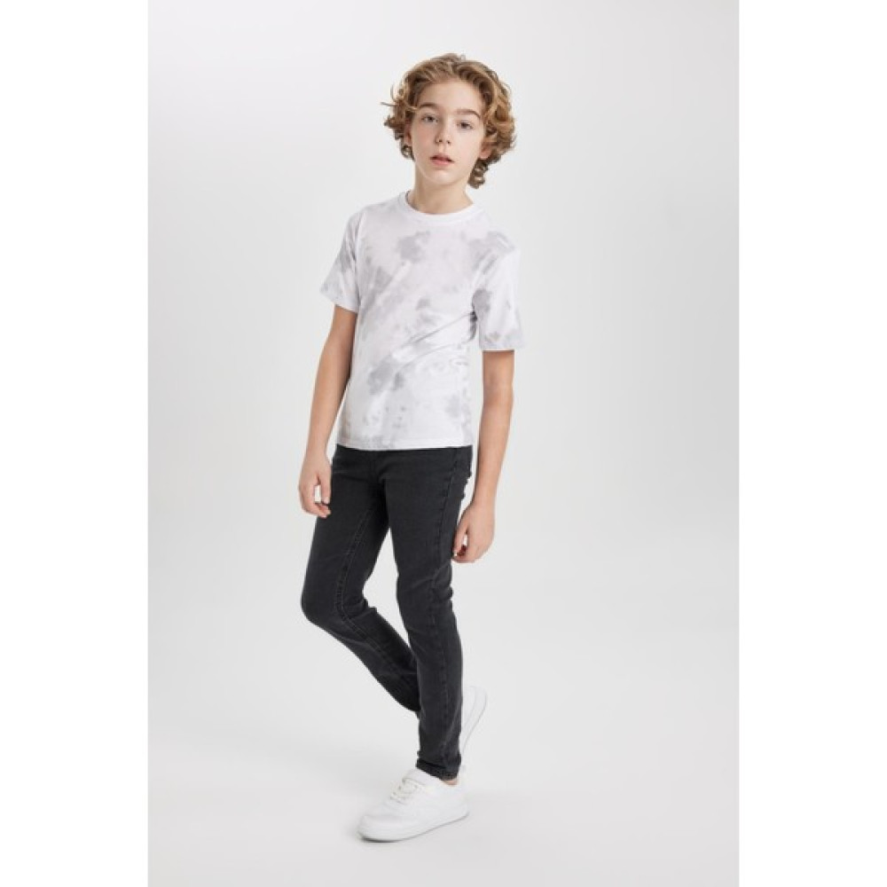 DeFacto Erkek Çocuk Slim Fit Dar Paça Jean Pantolon B5444A824SM Erkek Çocuk Pantolon Fiyatı