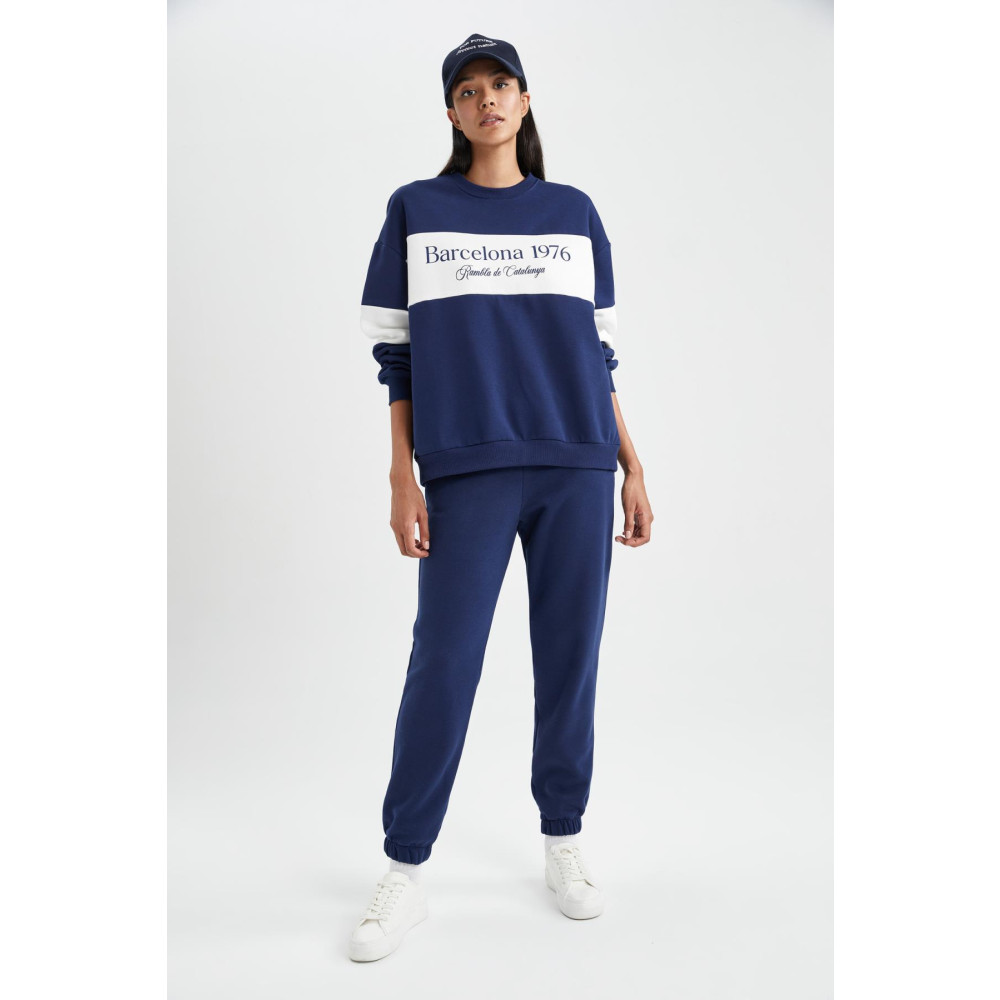 DeFacto Jogger Cepli Kalın Sweatshirt Kumaşı Eşofman Altı 3XL Beden Kadın Eşofman Fiyatı