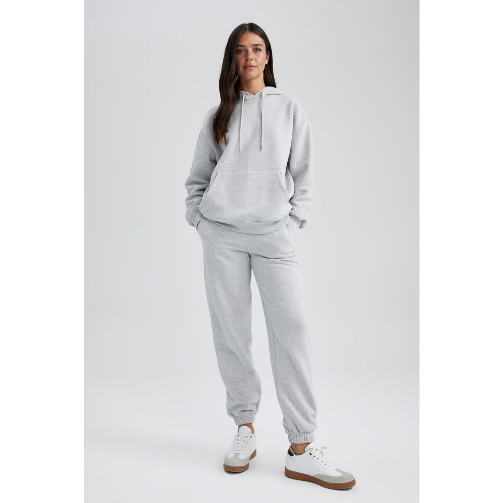 DeFacto Jogger Kalın Sweatshirt Kumaşı Eşofman Altı 3XL Beden Kadın Eşofman Fiyatı