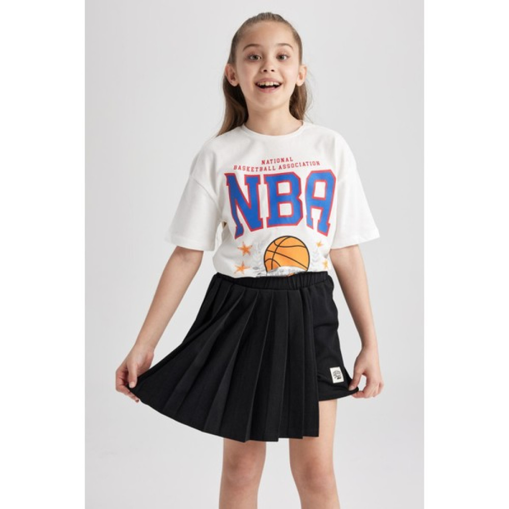 DeFacto Kız Çocuk NBA Oversize Fit Kısa Kollu Tişört Z4763A623SM Kız Çocuk T-shirt Fiyatı