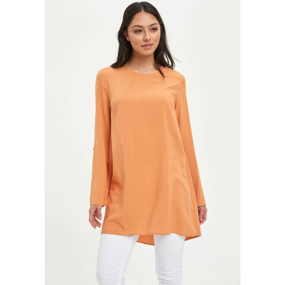 Defacto Regular Fit Dokuma Tunik N0354AZ20SM Tunik Fiyatı