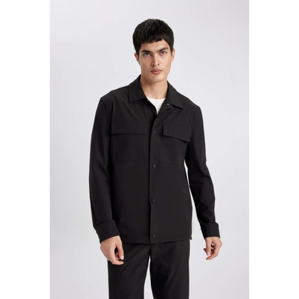 DeFacto Regular Fit Polo Yaka Gömlek CEKET B7396AX24SP Erkek Ceket Fiyatı