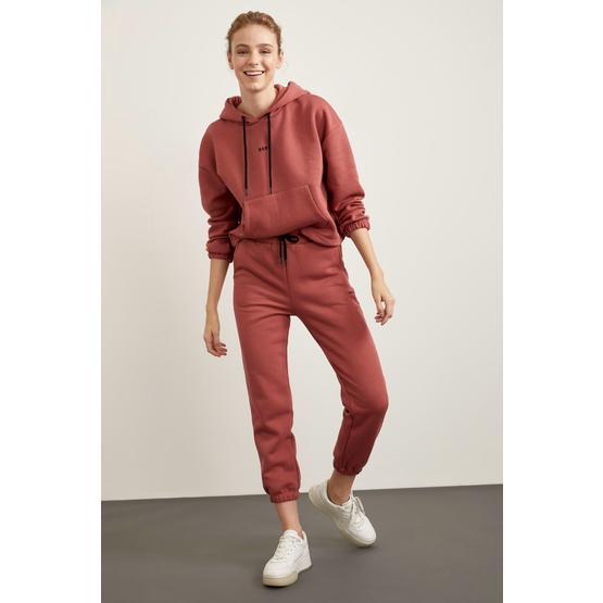 DeFacto S7266AZ20WN Turuncu Bağcıklı Relax Fit Jogger Kadın Eşofman Altı
