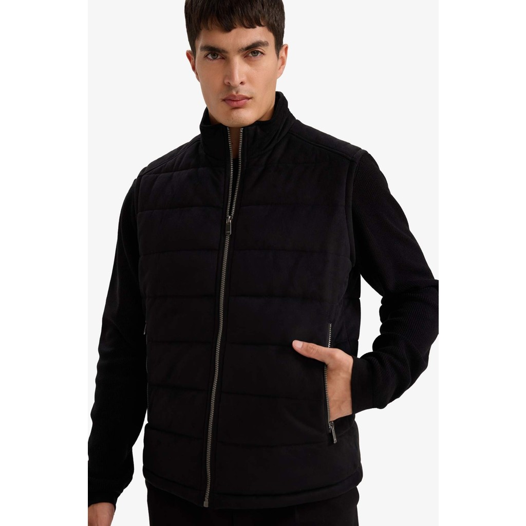 DeFacto Slim Fit Astarlı Süet Yelek F7753AX26SP Erkek Yelek Fiyatı