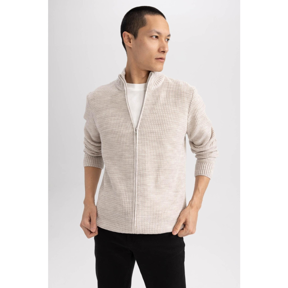 DeFacto Standart Fit Yarım Balıkçı Yaka Triko Hırka XL Beden Kadın Hırka Fiyatı