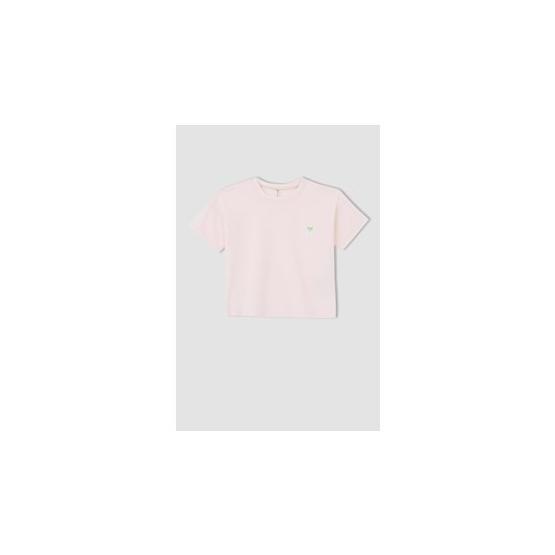 DeFacto U7538A621SM Kız Çocuk Slogan Baskılı Kısa Kollu T-shirt Kız Çocuk T-shirt Fiyatı