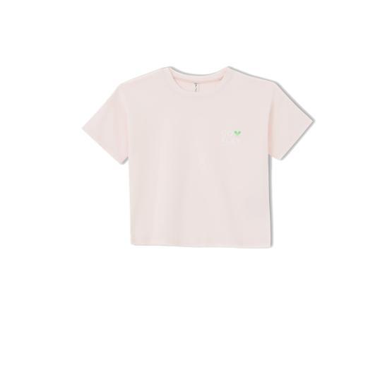 DeFacto U7538A621SM Kız Çocuk Slogan Baskılı Kısa Kollu T-shirt