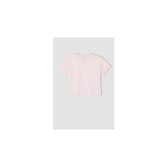 DeFacto U7538A621SM Kız Çocuk Slogan Baskılı Kısa Kollu T-shirt