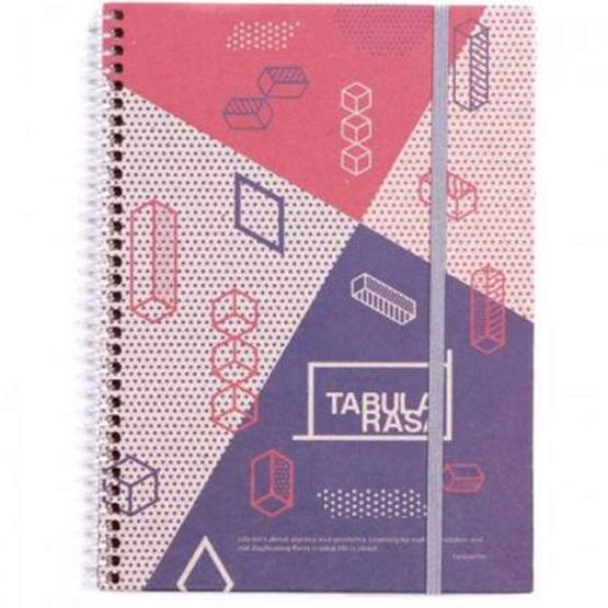 Deffter 47327-7 Tabula Rasa Red Karton Kapak 50 Sayfa 15,5x21 cm Spiralli Defter Spiralli Defter Fiyatı