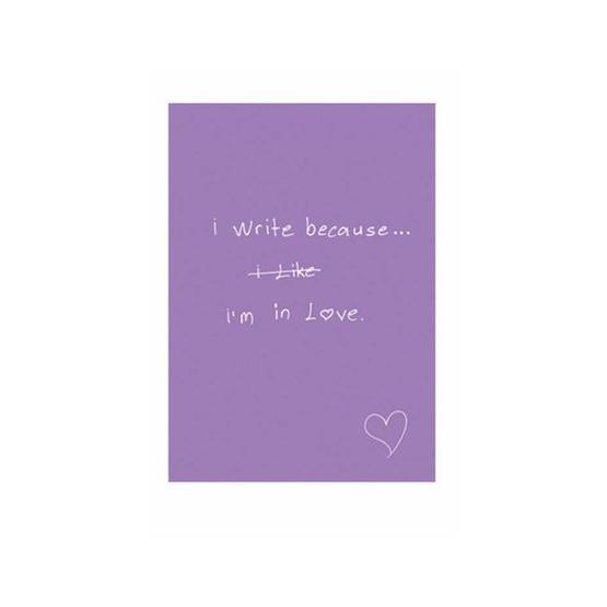 Deffter I Write Im İn Love Not Defteri