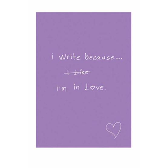 Deffter I Write Im İn Love Not Defteri