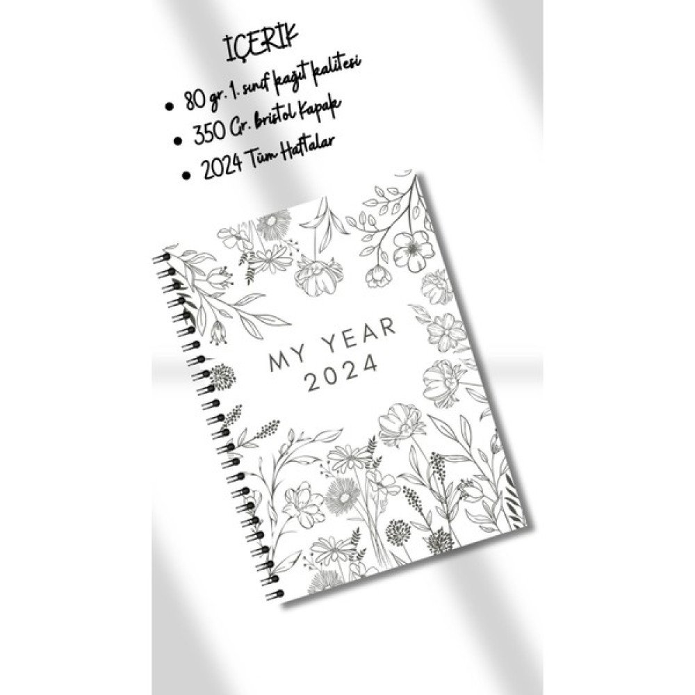 Defko 2024 Haftalık A5 Ajanda Planlayıcı Defter I Tüm Haftalar I Yılbaşı I Ajanda Fiyatı