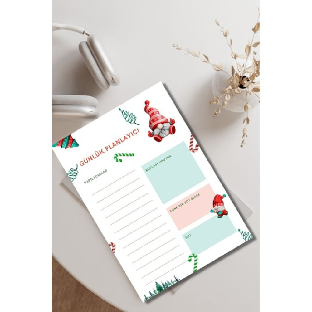 Defko Chrıstmas Günlük Planlayıcı - 40 Yaprak Günlük Planlayıcı A5 Defter Ajanda Fiyatı