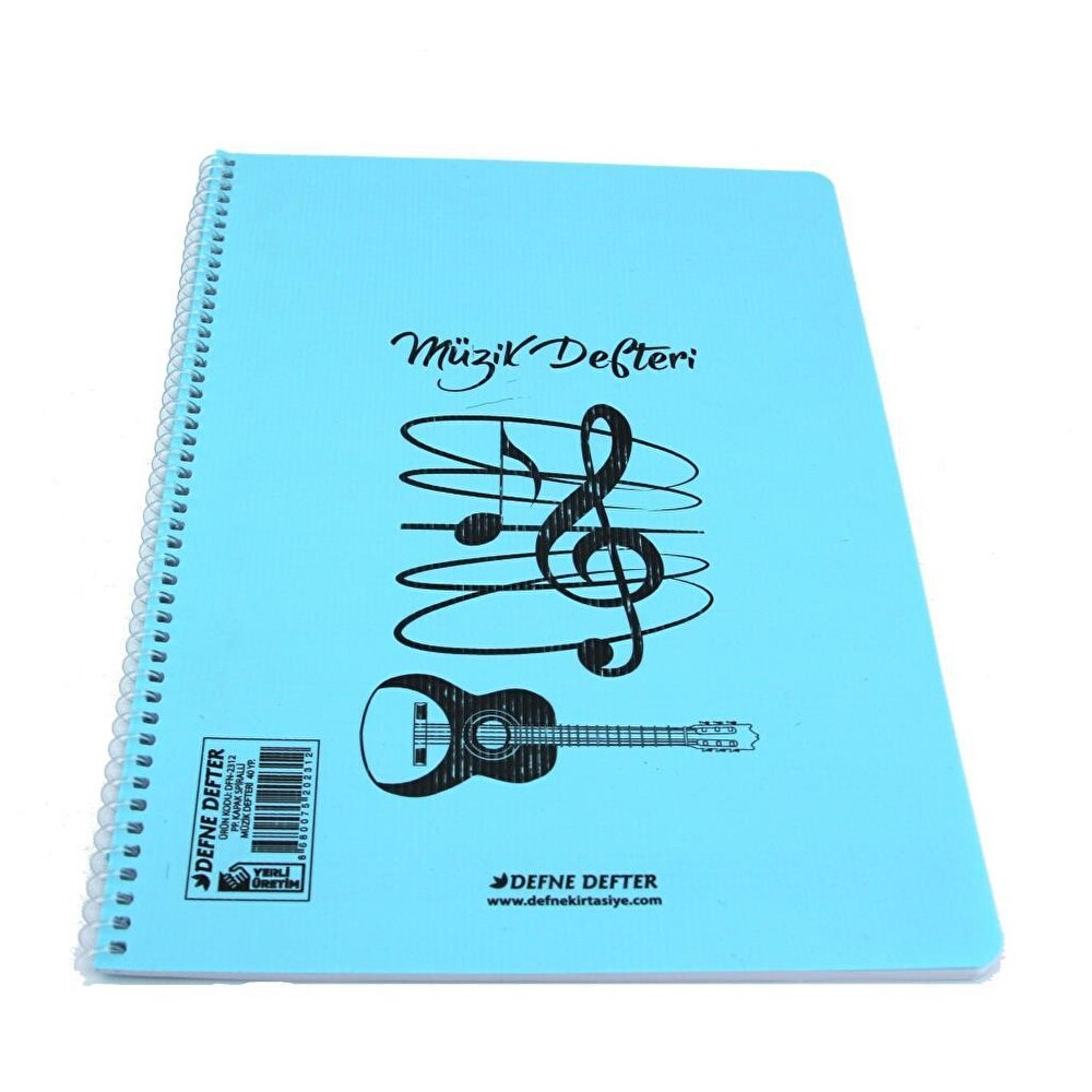 Defne Müzik Defteri Spiralli 40 Yaprak Defter & Kağıt Ürünleri Fiyatı