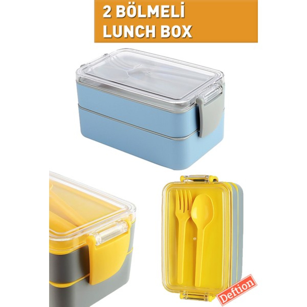 Deftion 900ML Mini Lunch Box Beslenme Kutusu Plastik Sefer Tası Yemek Taşıma Lunchbox Okul Yurt Için Beslenme Çantası Fiyatı