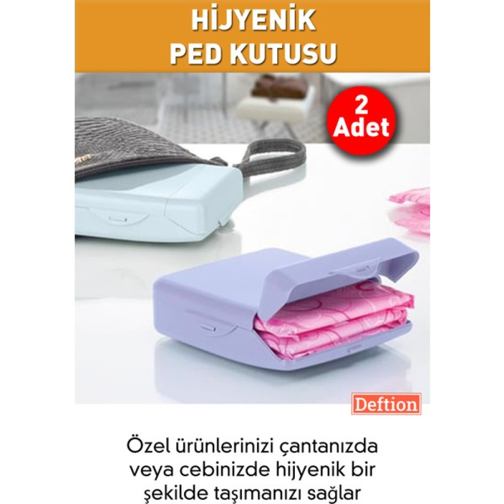 Deftion Hjyenik Ped Saklama Taşıma Kutusu Çanta Cep Için - 2 Adet Oto Boyaları Fiyatı
