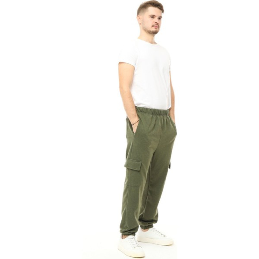 Defy's Erkek Kargo Cepli Jogger Eşofman Altı Haki Erkek Eşofman Fiyatı