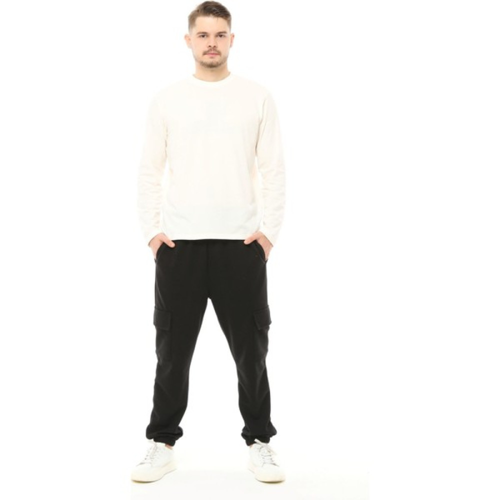 Defy's Erkek Kargo Cepli Jogger Eşofman Altı Siyah Erkek Eşofman Fiyatı