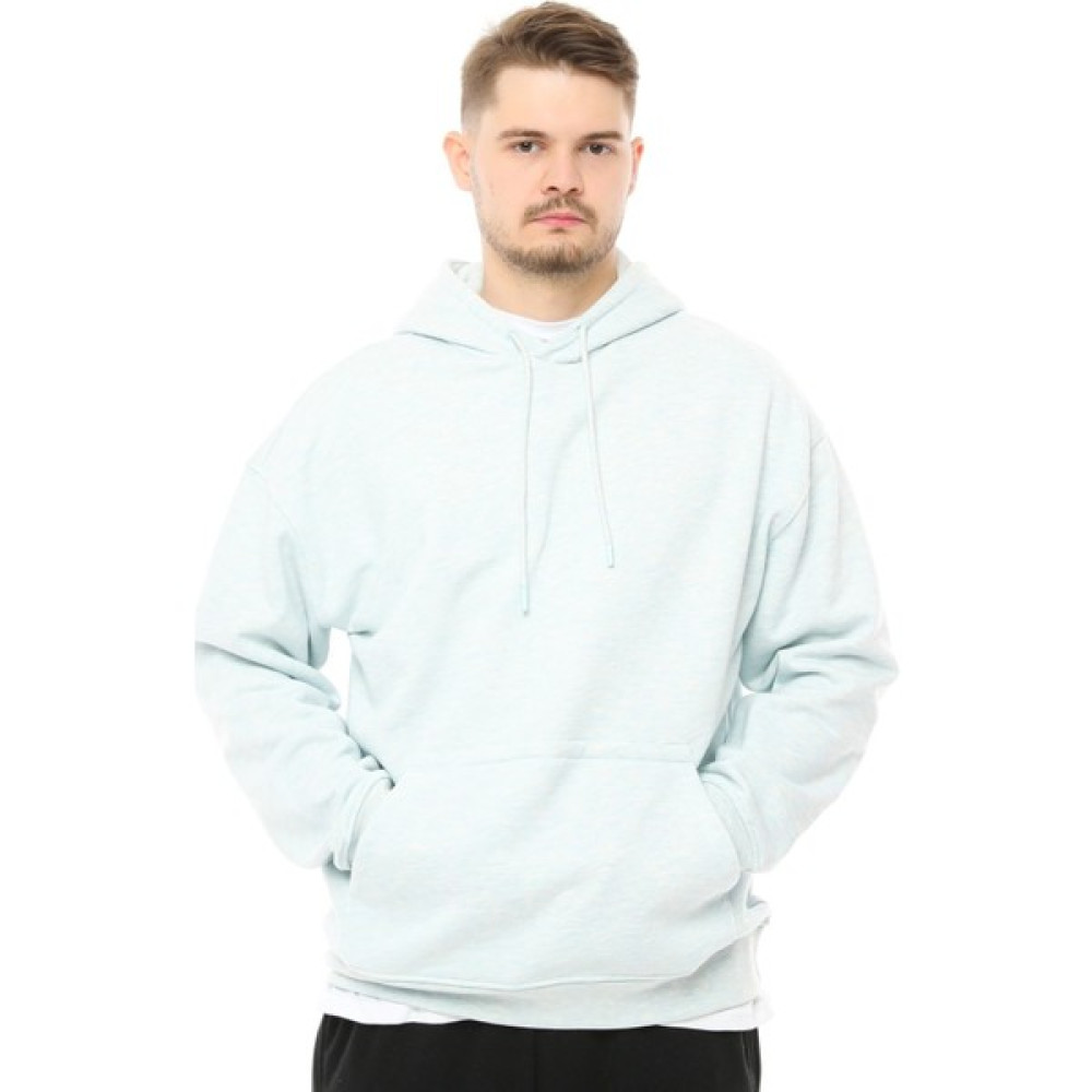 Defy's Erkek Oversize Kapüşonlu Sweatshirt Mavi Melanj Erkek Sweatshirt Fiyatı