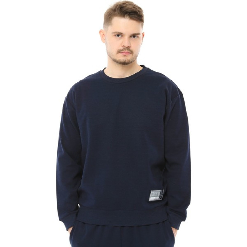 Defy's Erkek Oversize Sweat Etiket Detaylı Lacivert Erkek Sweatshirt Fiyatı