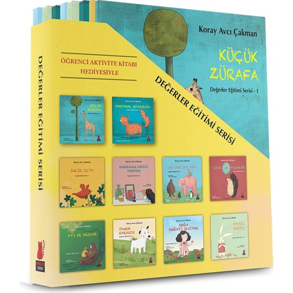 Değerler Eğitimi Seti (10 Kitap) - Koray Avcı Çakman Çocuk Masal Fiyatı