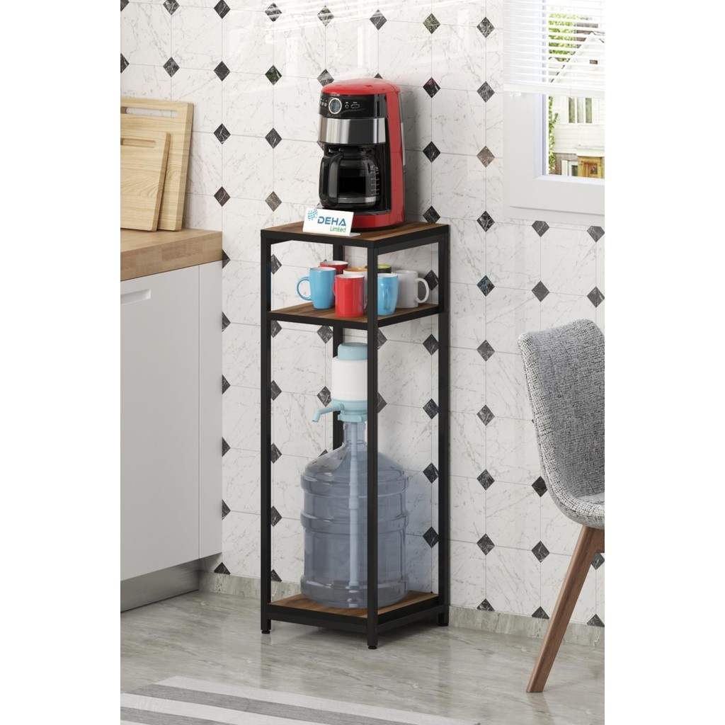 Dehalimited DH10 Damacanalık Sehpa Çok Amaçlı Raflı Dolap Mutfak Organizer Sehpası Yan Çiçeklik Sehpa - Kahverengi Salon Halısı Fiyatı