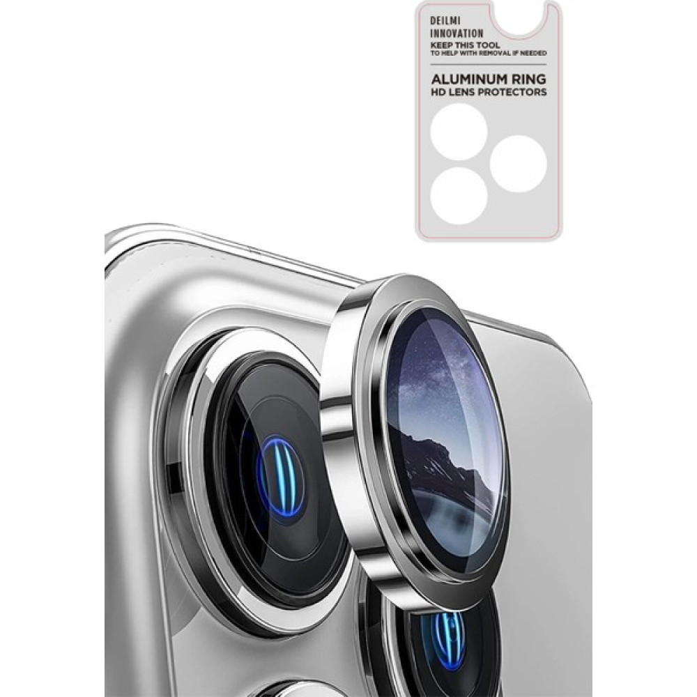 DEİLMİ Apple iPhone 11/12 12 Mini Uyumlu Renkli Safir Lens - Gümüş - iPhone 11/12 Mini Cep Telefonu Ekran Koruyucusu Fiyatı