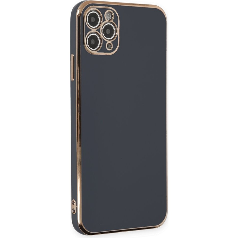 DEİLMİ iPhone 11 Pro Max Kılıf Luxury Seri Kamera Korumalı Silikon Kapak - Siyah Cep Telefonu Kılıfı Fiyatı