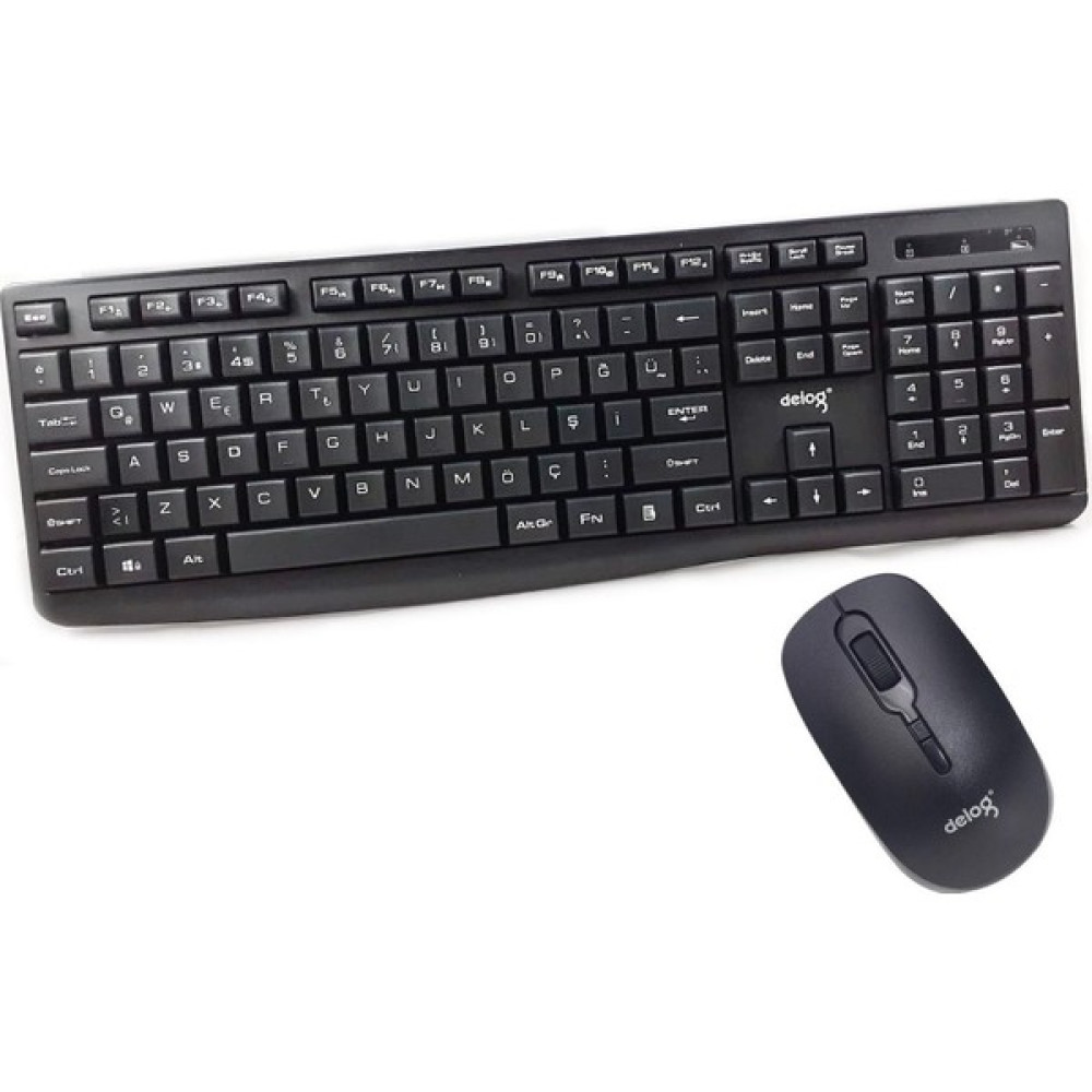 Deiog V-31 Kablosuz 2.4 Ghz Q Multimedia Klavye ve Mouse Seti Klavye - Mouse Fiyatı
