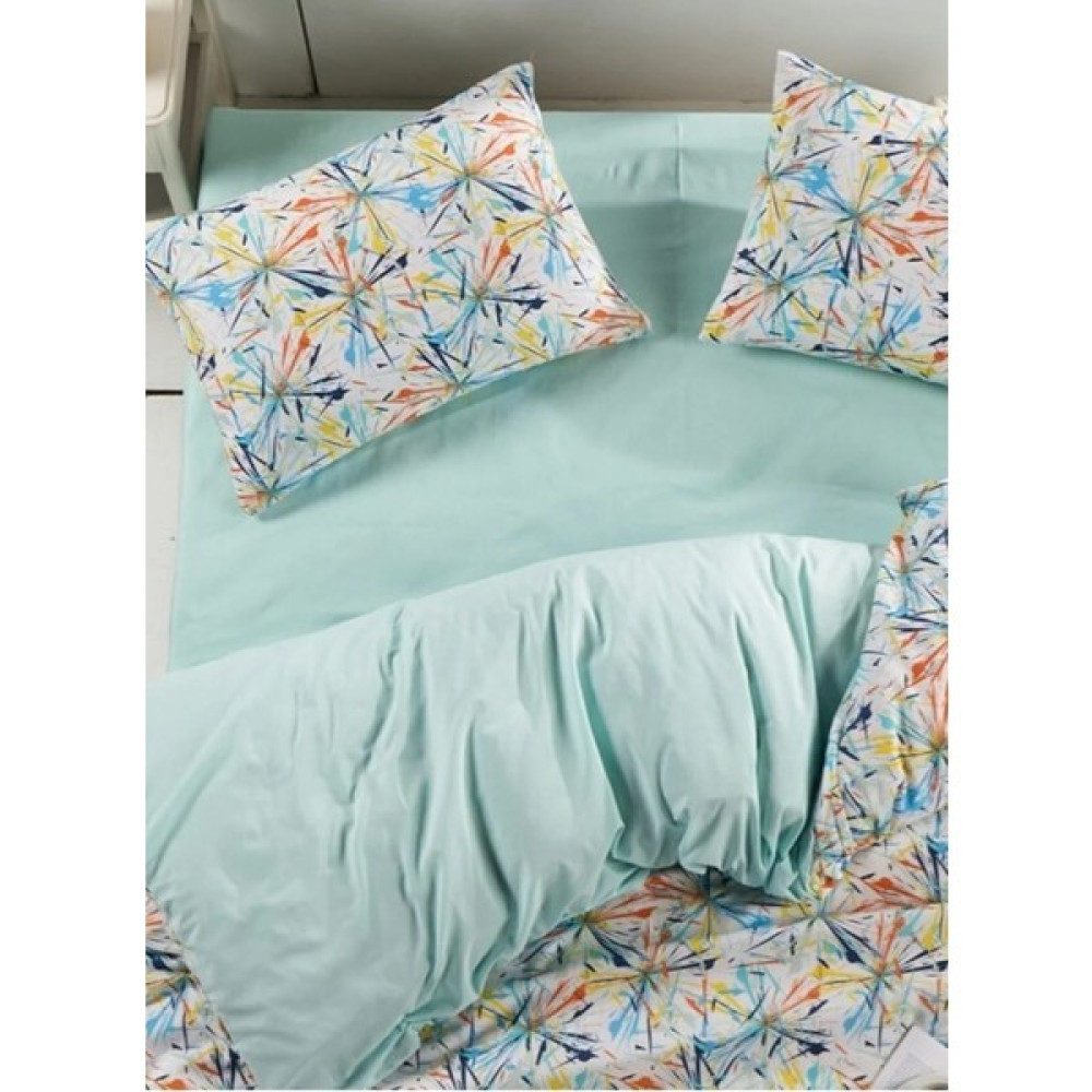 Dejavu Teks Çift Kişilik Nevresim Takımı - Açık Yeşil - 200 x 220 cm Nevresim Takımı Fiyatı