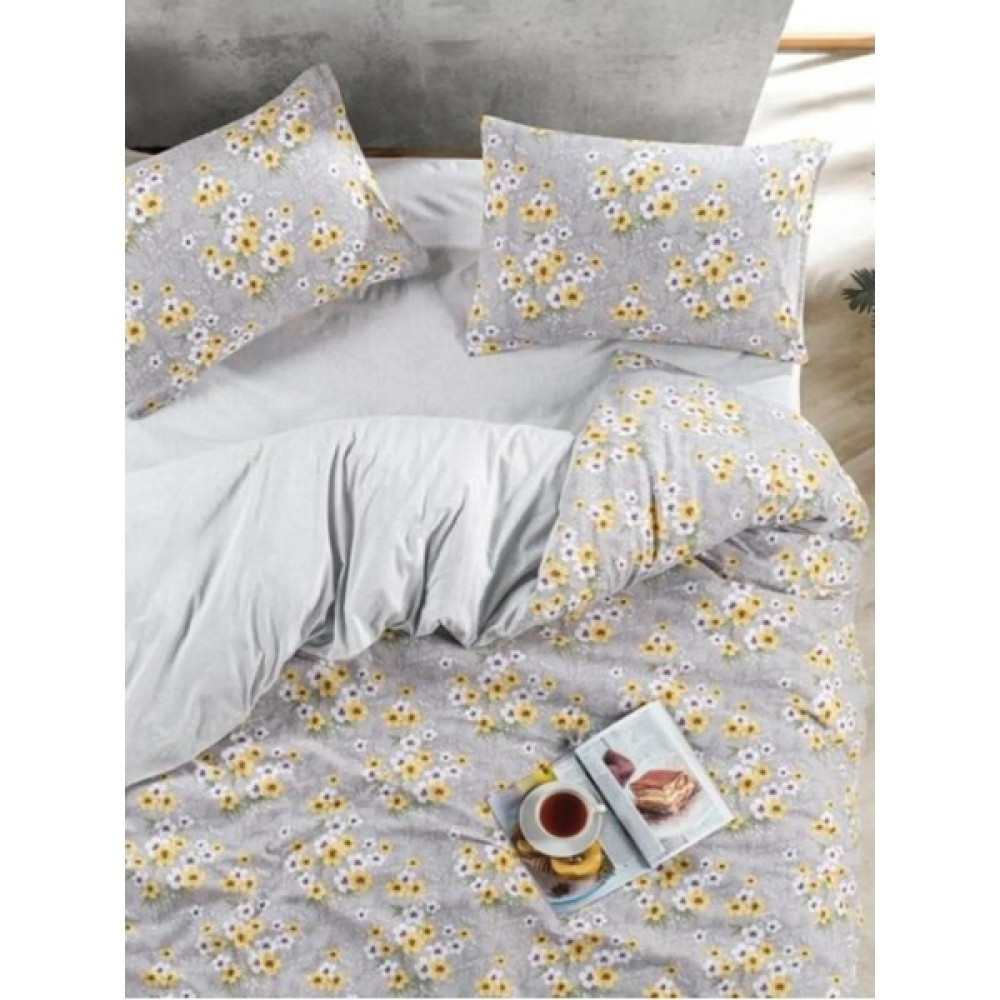 Dejavu Teks Çift Kişilik Nvresim Takımı - Açık Sarı - 200 x 220 cm Nevresim Takımı Fiyatı