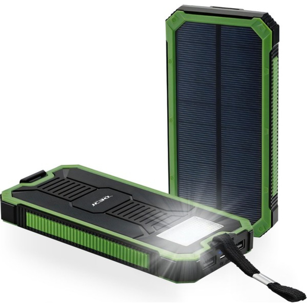 Deji Güneş Enerjili Solar Powerbank 10000mah Led Işıklı Taşınabilir Şarj Cihazı Yeşil Taşınabilir Şarj Cihazı - Powerbank Fiyatı