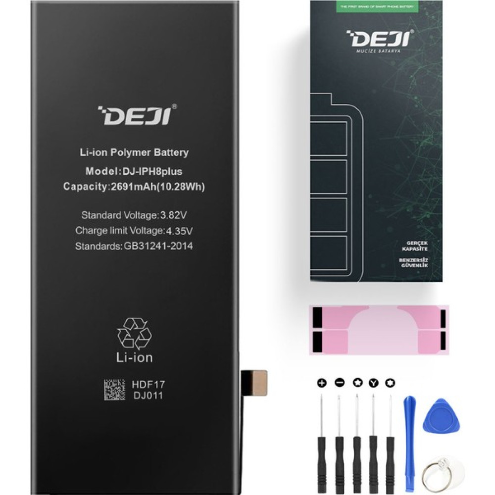 Deji iPhone 8 Plus Batarya Mucize Batarya Deji - Orijinal mAh Kapasite Cep Telefonu Bataryası Fiyatı