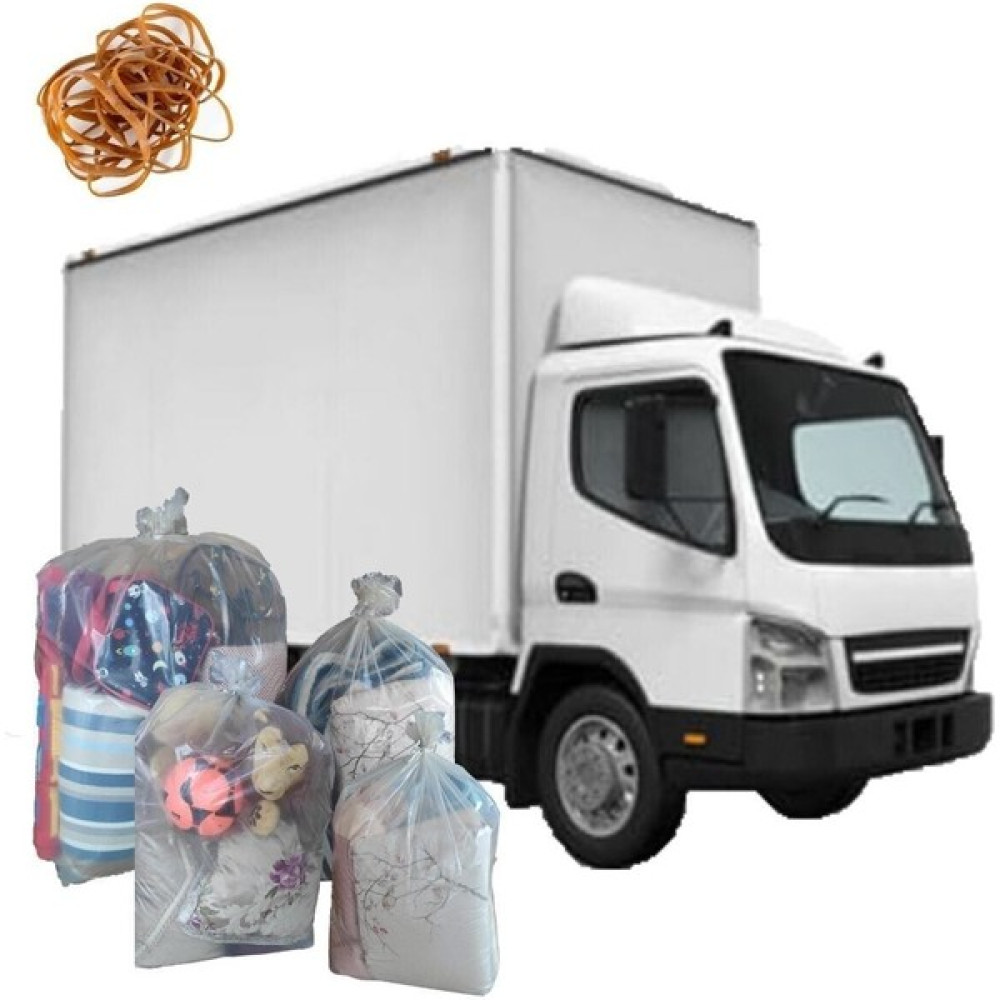 Dekals 10 Adet Şeffaf Lastikli 80X110 Battal Boy Kokusuz Kalın Ev Taşıma Poşeti Taşınma Nakliye Çuvalı Nalburiye & Hırdavat Fiyatı