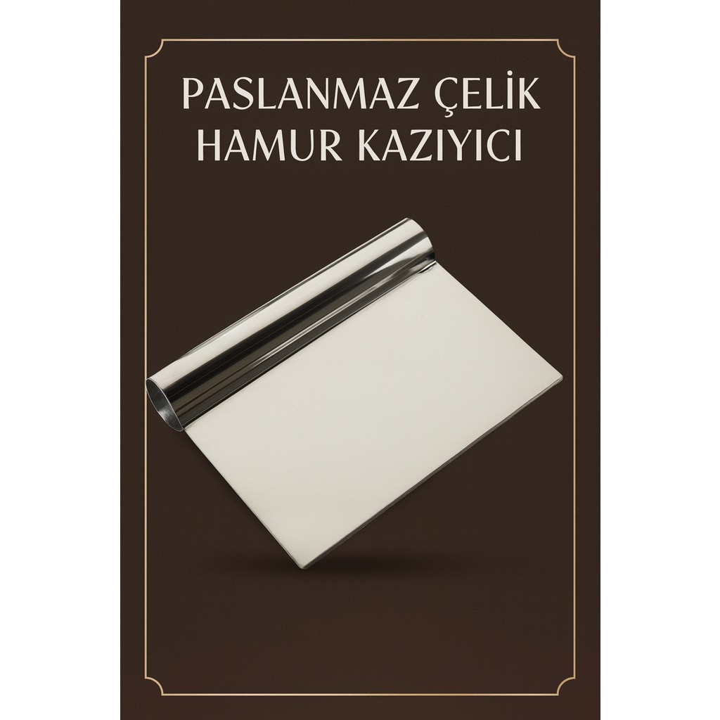 Dekamis Paslanmaz Çelik Hamur Kazıyıcı – Profesyonel Hamur Kesici Spatula & Tezgah Kazıma Aparatı Diğer Fiyatı
