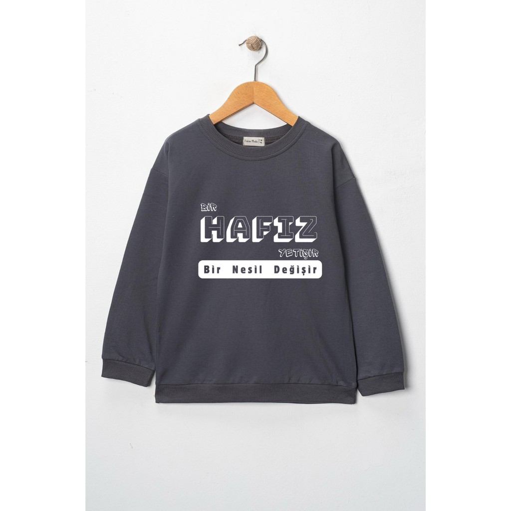 Dekim Moda Sweatshirt Çocuk "bir Hafız Yetişir Bir Nesil Değişir" Baskılı Pamuklu Giyim & İç Giyim Fiyatı