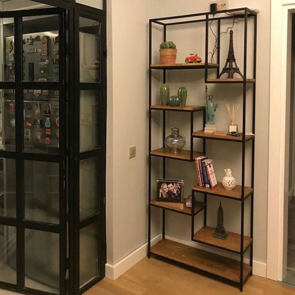 Deko Cadde MONTERİ Metal Kitaplık Raf Kitaplık Fiyatı