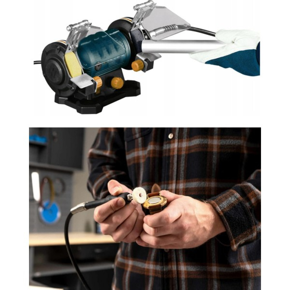 Deko Turkey Çok Fonksiyonlu Spiralli Gravür Zımpara Taş Motoru Oyma Seti + 105 Pcs Uç 450 Watt Taşlama Makinesi Fiyatı