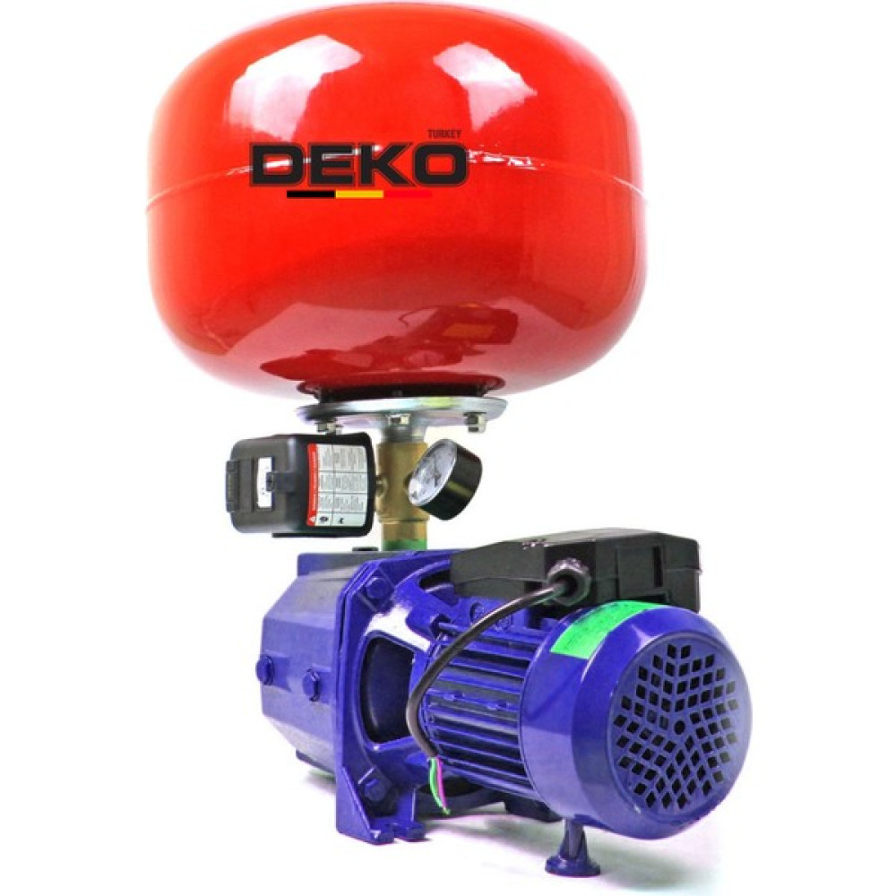 Deko Turkey Dktjet1 Bakır Sargılı Otomatik Sistem Tanklı Paket Hidrofor 24LT 4 Daire Paket Hidrofor Pompa 1 Hp Su Motoru Fiyatı