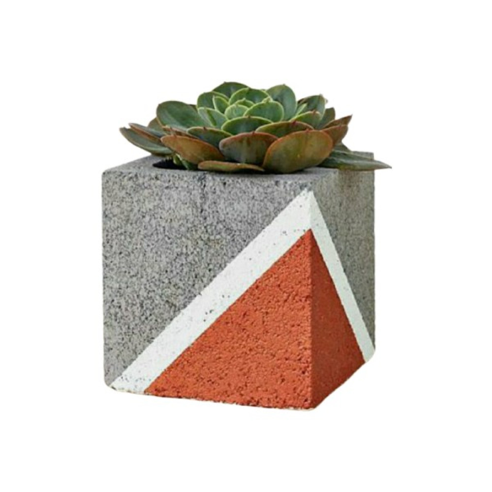 DEKOBET10 Kare Beton Bronz Kaktüs ve Sukulent Saksısı Saksı ve Aksesuarları Fiyatı
