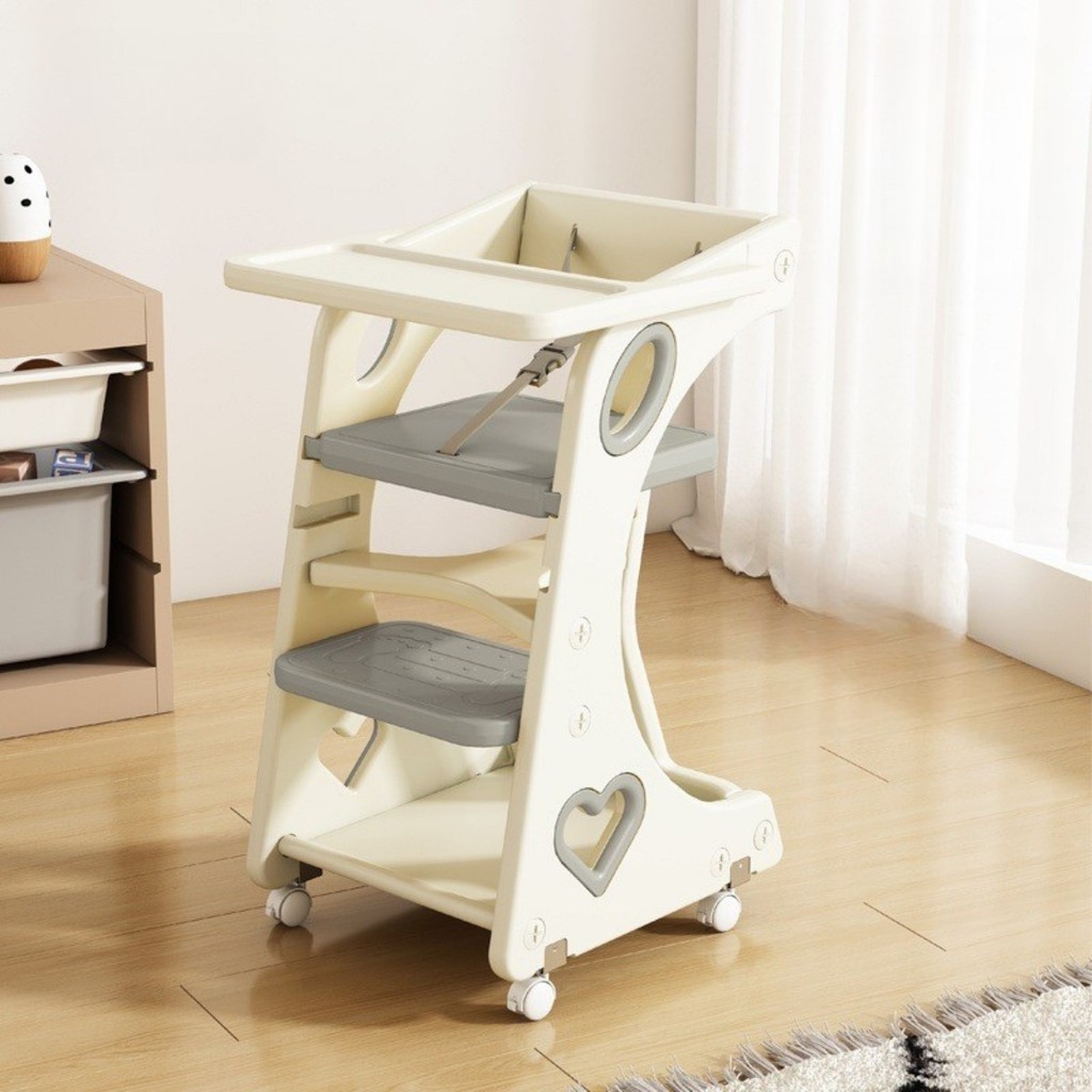 Dekohop Çok Amaçlı Bebek Mama Sandalyesi Kemerli Gri Renkli Eğitici Çocuk Gelişim Sandalyesi Bebek Mamaları Fiyatı