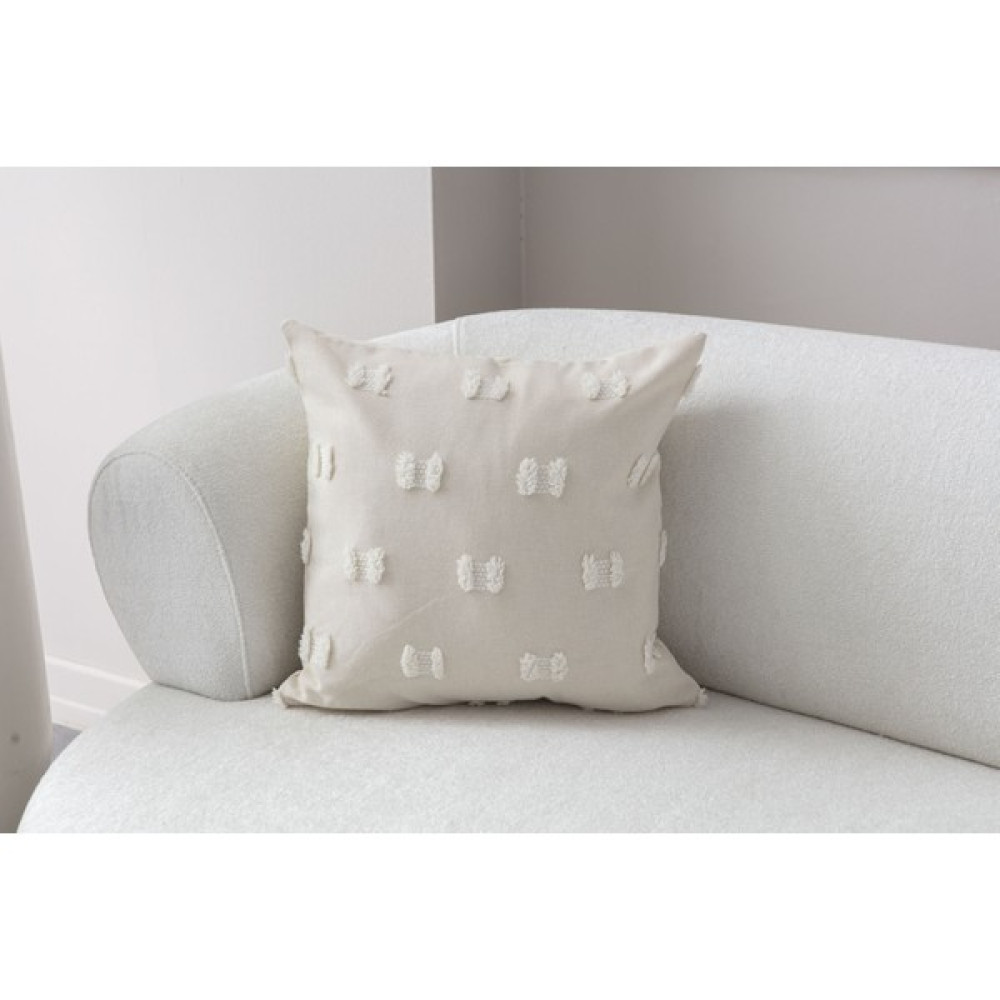 Dekomall Krem Bohem Punch Dokuma Kırlent Kılıfı - 43 x 43 cm Kırlent / Mobilya Yastığı Fiyatı