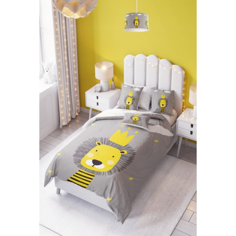Dekomingo Aslan Kral Çocuk ve Bebek Odası Nevresim Takımı ( Çarşaflı ) - Renkli - 160 x 220 cm Nevresim Takımı Fiyatı