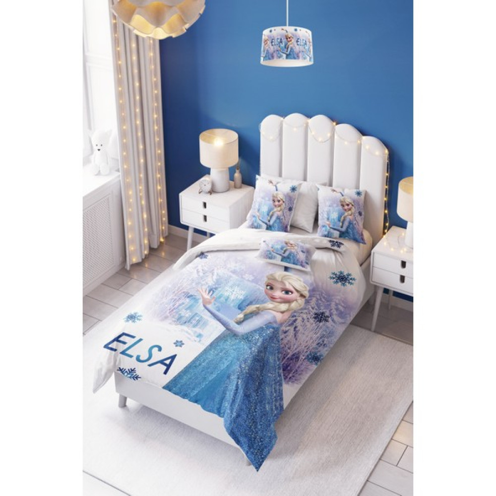 Dekomingo Elsa Karlar Ülkesi Çocuk ve Bebek Odası Nevresim Takımı ( Çarşaflı ) - Renkli - 160 x 220 cm Nevresim Takımı Fiyatı