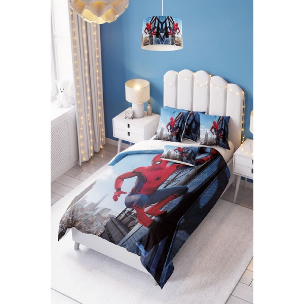 Dekomingo Örümcek Adam Bina Bebek ve Çocuk Nevresim Takımı ( Çarşaflı ) - Renkli - 160 x 220 cm Nevresim Takımı Fiyatı