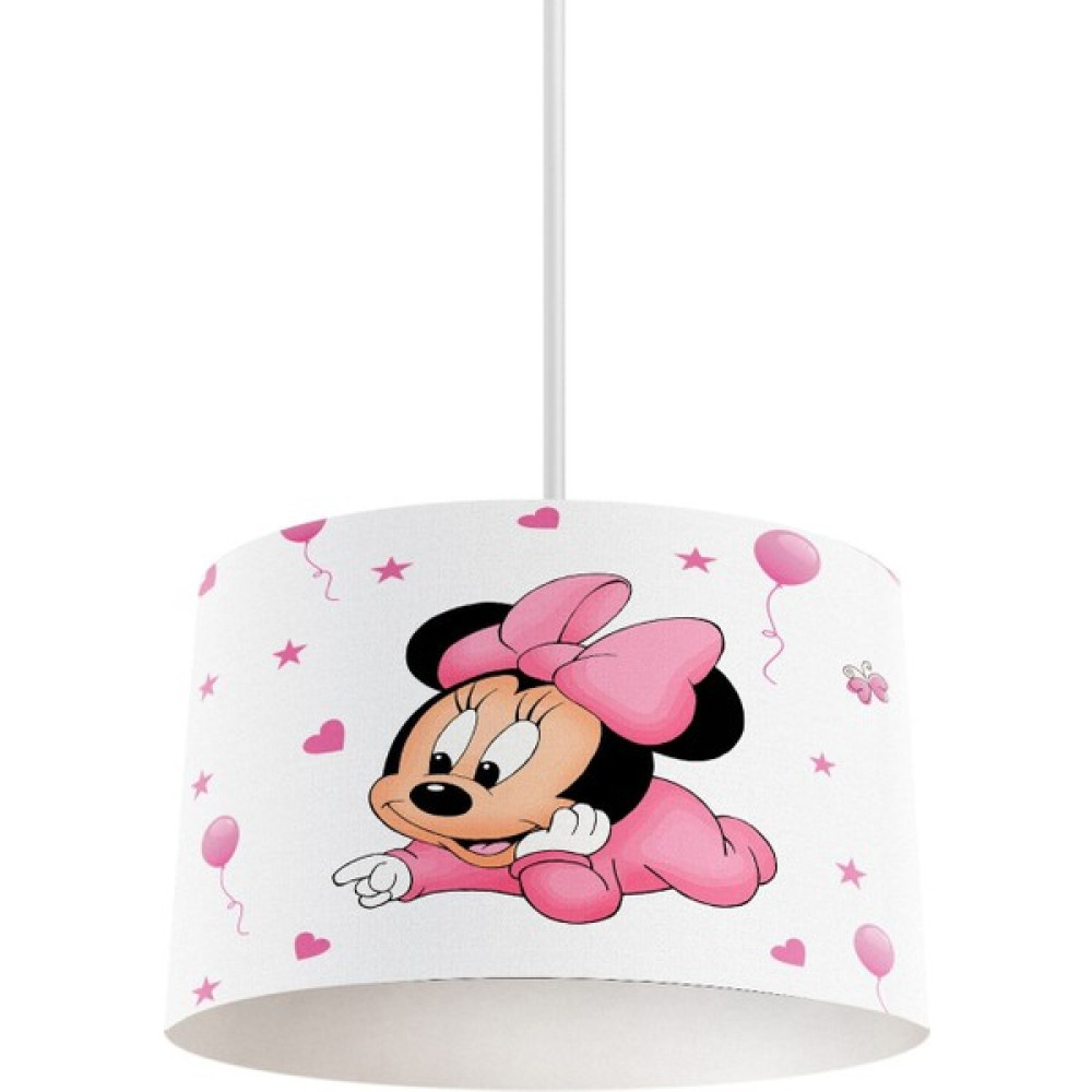 Dekomingo Pembe Bebek Fare Mini Desenli Çocuk ve Bebek Odası Avize - 1'li - Renkli Avize Fiyatı
