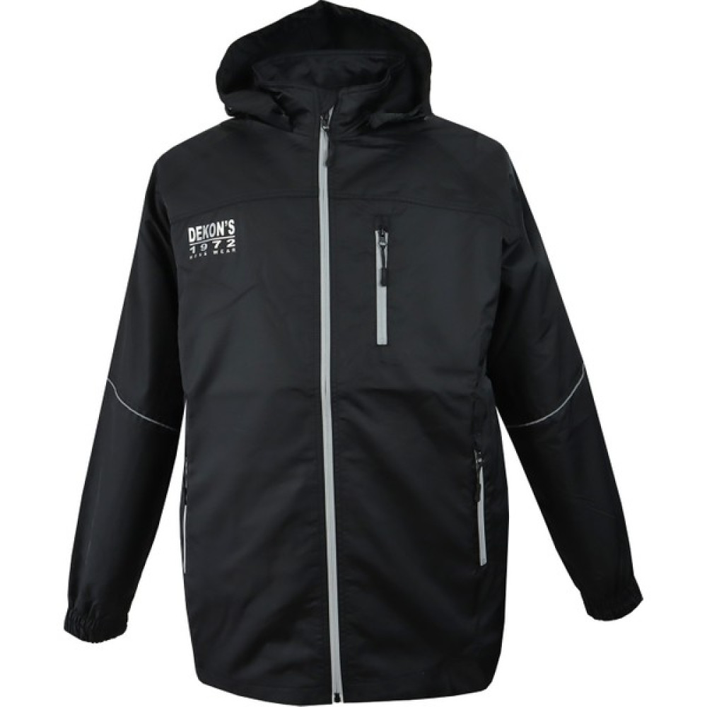 Dekons Erkek Büyük Beden Battal Boy Yağmurluk Mont Siyah 3XL-10XL Erkek Yağmurluk Fiyatı