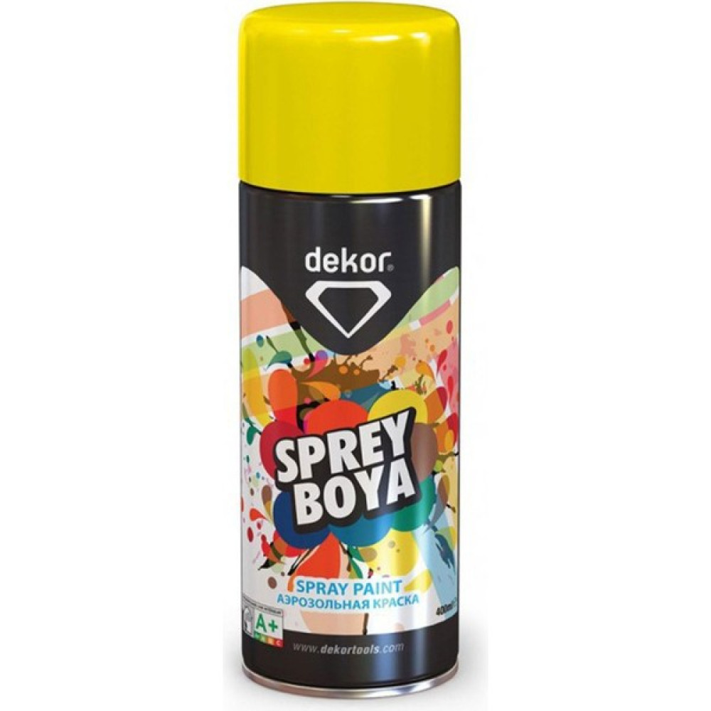 Dekor Akrilik Efektli Sprey Boya Krom Sarı 400 ml Boya Malzemeleri Fiyatı
