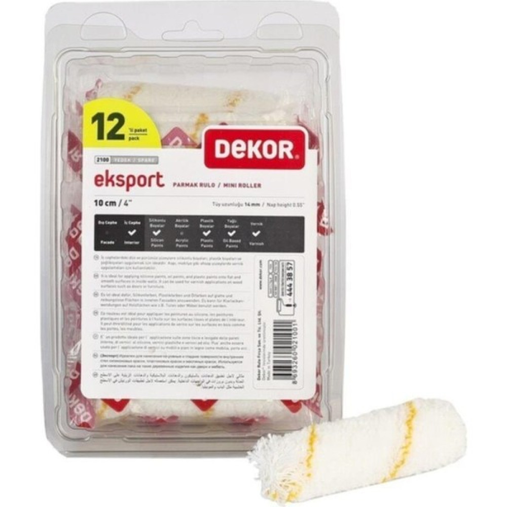 Dekor Parmak Rulo Yedeği Fırça Fiyatı
